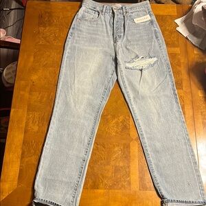 PacSun Light Blue High Rise Dad Women Jeans
